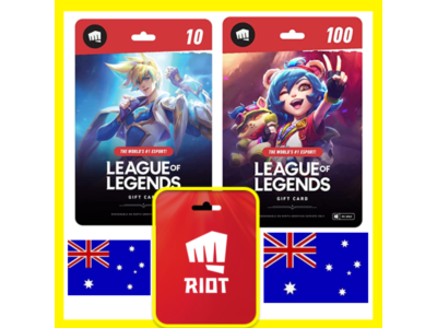 ⭐️GIFT CARDS⭐League of Legends 10-150 AUD (Australia)