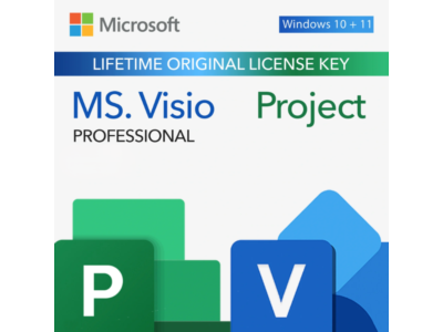🔵MICROSOFT VISIO / PROJECT 2019 - 2024 PRO 💯 WARRANTY