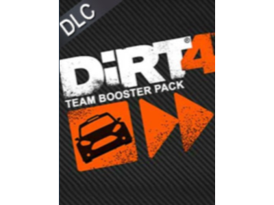 DiRT 4 - Team Booster Pack DLC Steam  Key REGION ROW