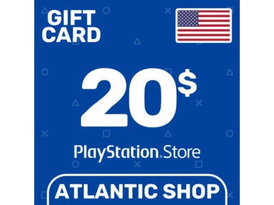 ⭐️PSN Top Up Card 20$ (USD) USA