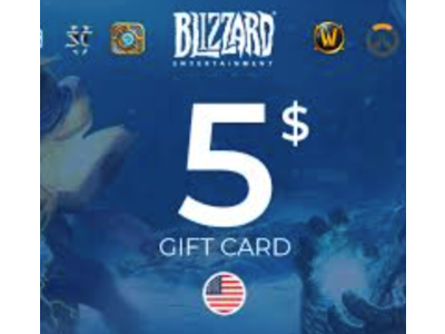 BATTLE.NET GIFT CARD 5 USD ✅BATTLE.NET