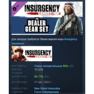 Insurgency: Sandstorm - Dealer Gear Set💎DLC STEAM GIFT