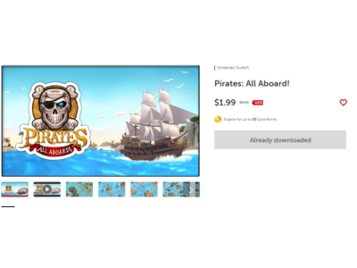 🎮 Pirates: All Aboard! 🔑 (Nintendo Switch KEY/USA)