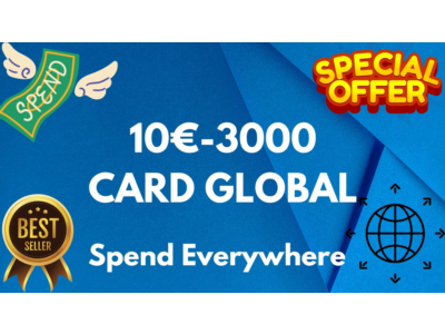 💶10€-3000€ EURO CARD🌎All Services/Google/Others.ect⚡✅