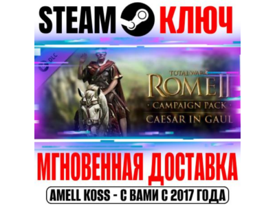 Total War Rome 2 Caesar in Gaul Campaign Pack Steam Key
