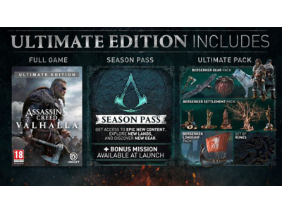 Assassin's Creed Valhalla Ultimate Edition EU UBI KEY