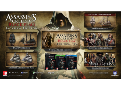 Assassin’s Creed IV Black Flag - Season Pass UBI KEY EU