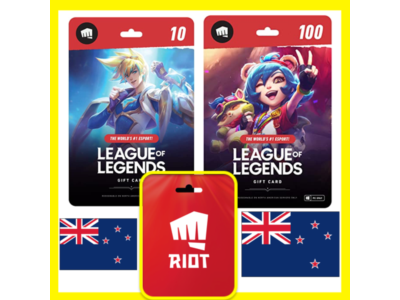 ⭐️ALL GIFT CARDS⭐️🇳🇿 League of Legends 10-150 AUD(NZ)