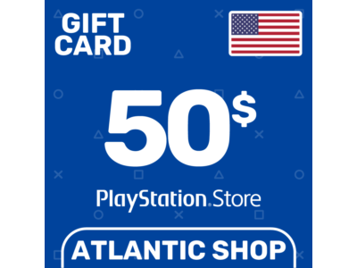 ⭐️Карта Пополнения PSN 50$ (USD) США