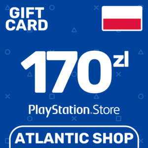 ⭐️PSN Top Up Card 170 PLN Poland