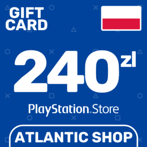 ⭐️PSN Top Up Card 240 PLN Poland