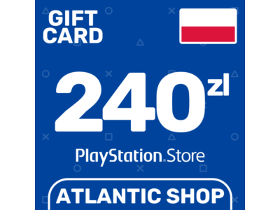 ⭐️Карта Пополнения PSN 240 Злотых (PLN) Польша