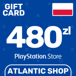 ⭐️PSN Top Up Card 480 PLN Poland
