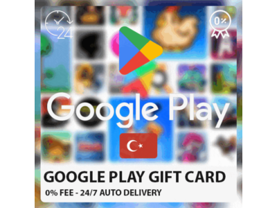 ❤️ GOOGLE PLAY🔴ПОДАРОЧНАЯ Турция (%0 FEE)25-1000 TL⭐️