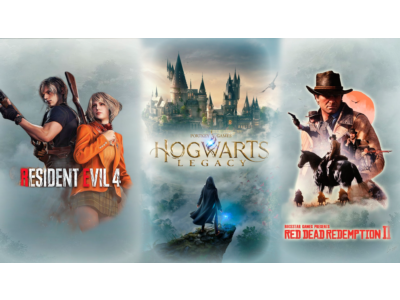 ✅ Hogwarts Legacy + RDR 2 + Residet Evil 4 (2023)