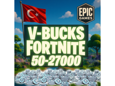💰 ФОРТНАЙТ В-БАКСЫ 50 - 27000 ✨ EPIC GAMES ТУРЦИЯ ♦️