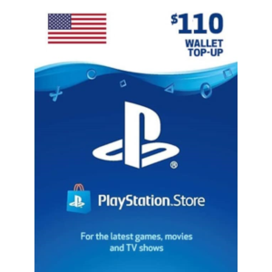 🎁 PSN USA recharge card for 110$ USD (USA) 🔥