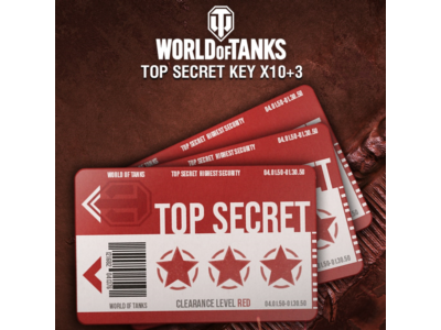 КАРТЫ WORLD OF TANKS SECRET KEY CARDS 10 + 3 Xbox
