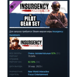 Insurgency: Sandstorm - Pilot Gear Set 💎DLC STEAM GIFT