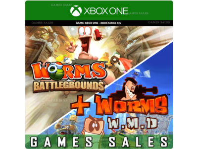✅❤️WORMS BATTLEGROUNDS + WORMS W.M.D❤️XBOX🔑КЛЮЧ✅