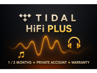 🎧🎵TIDAL HiFi PLUS ACCOUNT★⏳1/2 MONTHS★WARRANTY 💥💯