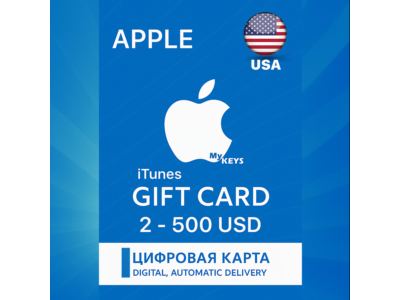 ITUNES 10 25 50 75 100 USD + GIFT CARD | Подарочная