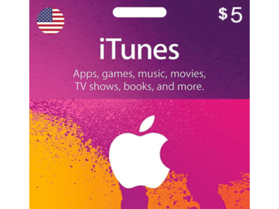 Itunes Gift Card 5$ (USA) 🇺🇸