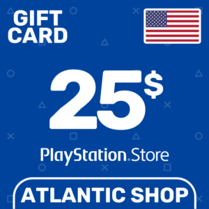 ⭐️PSN Top Up Card 25$ (USD) USA