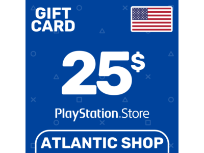 ⭐️Карта Пополнения PSN 25$ (USD) США