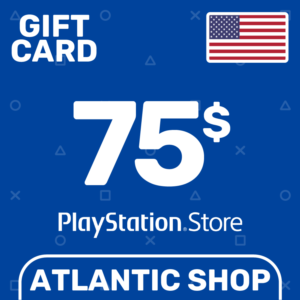 ⭐️PSN Top Up Card 75$ (USD) USA