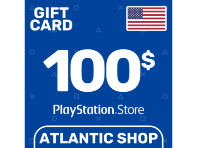 ⭐️Карта Пополнения PSN 100$ (USD) США