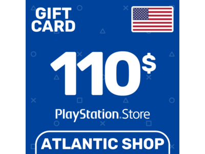 ⭐️Карта Пополнения PSN 110$ (USD) США