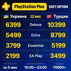 🔴СУПЕР ЦЕНА +СУПЕРБЫСТРО 🔴PS PLUS | EA PLAY 1-12 M 🔴