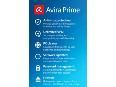 Avira Prime 3 Months for 5 Devices