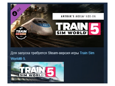 Train Sim World® 5: Amtrak's Acela 💎 STEAM GIFT RUS