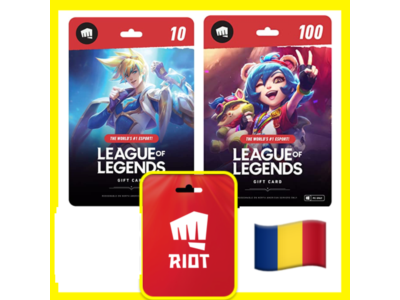⭐️GIFT CARDS⭐🇷🇴 LOL 1240-27000 RP (Romania)