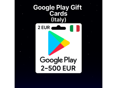 Google Play Gift Cards (Италия) 2–500 EUR | Коды