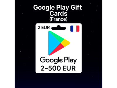 Google Play Gift Cards (Франция) 2–500 EUR | Коды