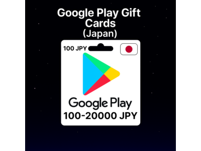 Google Play Gift Cards (Япония) 100–20000 JPY | Коды