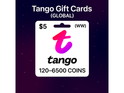 Tango Live Gift Cards 120–6500 монет | Все регионы