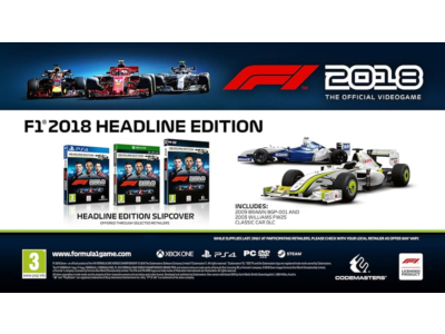 F1 2018 HEADLINE EDITION (ИГРА + ДЛС)  ГЛОБАЛЬНЫЙ STEAM KEY + РФ