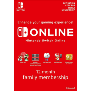 🔥Nintendo Switch Online Family Membership 12 MONTHS🔑