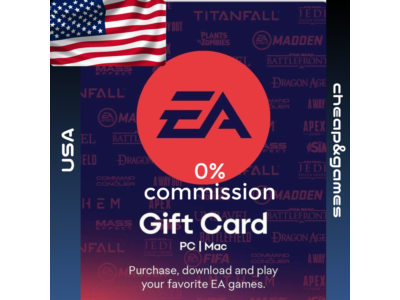 🔥 Карта пополнения 💲 EA PLAY 🔹 EA GAMES USA US USD $