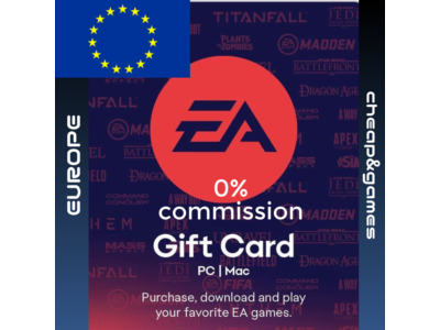 🔥 Карта пополнения 🇪🇺 EA PLAY 🔹 EA GAMES EUR EU €