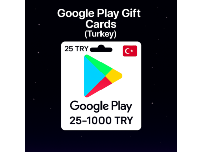 Google Play Gift Cards (Турция) 25–1000 TRY | Коды