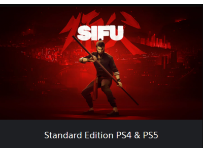 💥Sifu 🔵 PS4 / PS5 🔴ТR🔴