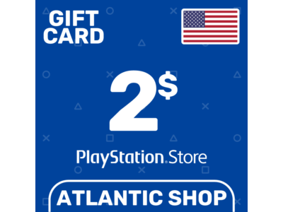 ⭐️Карта Пополнения PSN 2$ (USD) США