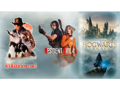 Resident Evil 4 (2023) +RDR 2 + Hogwars Legacy