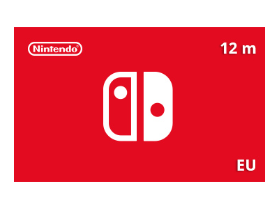 Nintendo Switch Online Gift Card 12 Months EU-region