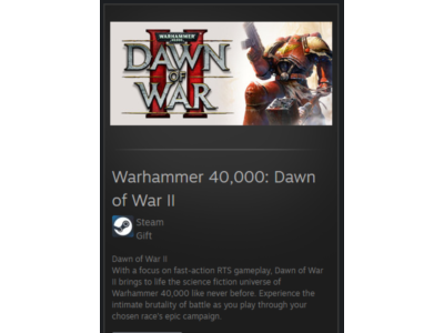 😍 Warhammer 40,000: Dawn of War 2 - Anniversary Edition (Retribution)